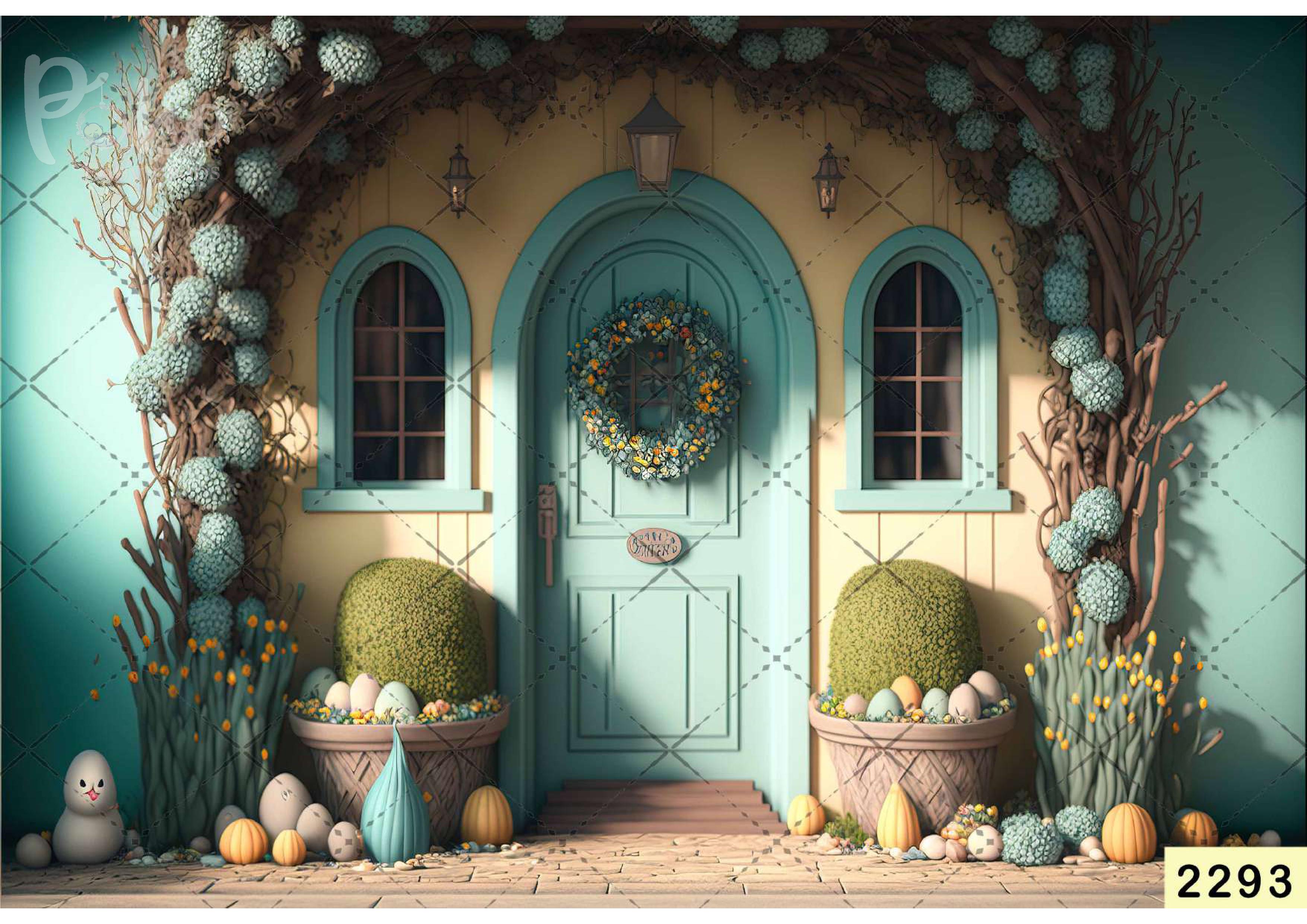 Easter Festival babyphotoshoot Backdrop