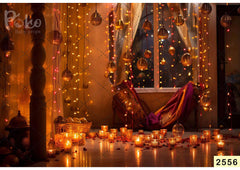 Colorful Light Decoration babyphotoshoot Backdrop