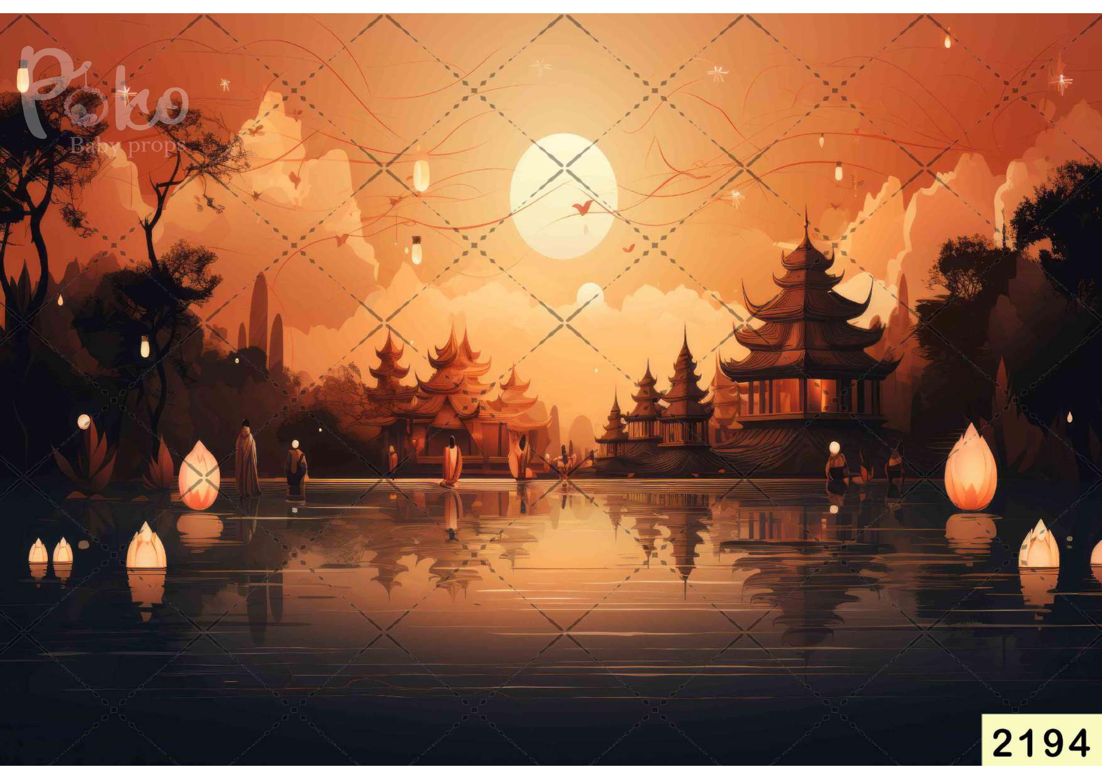 Sunrise Reflection With River Backdrop