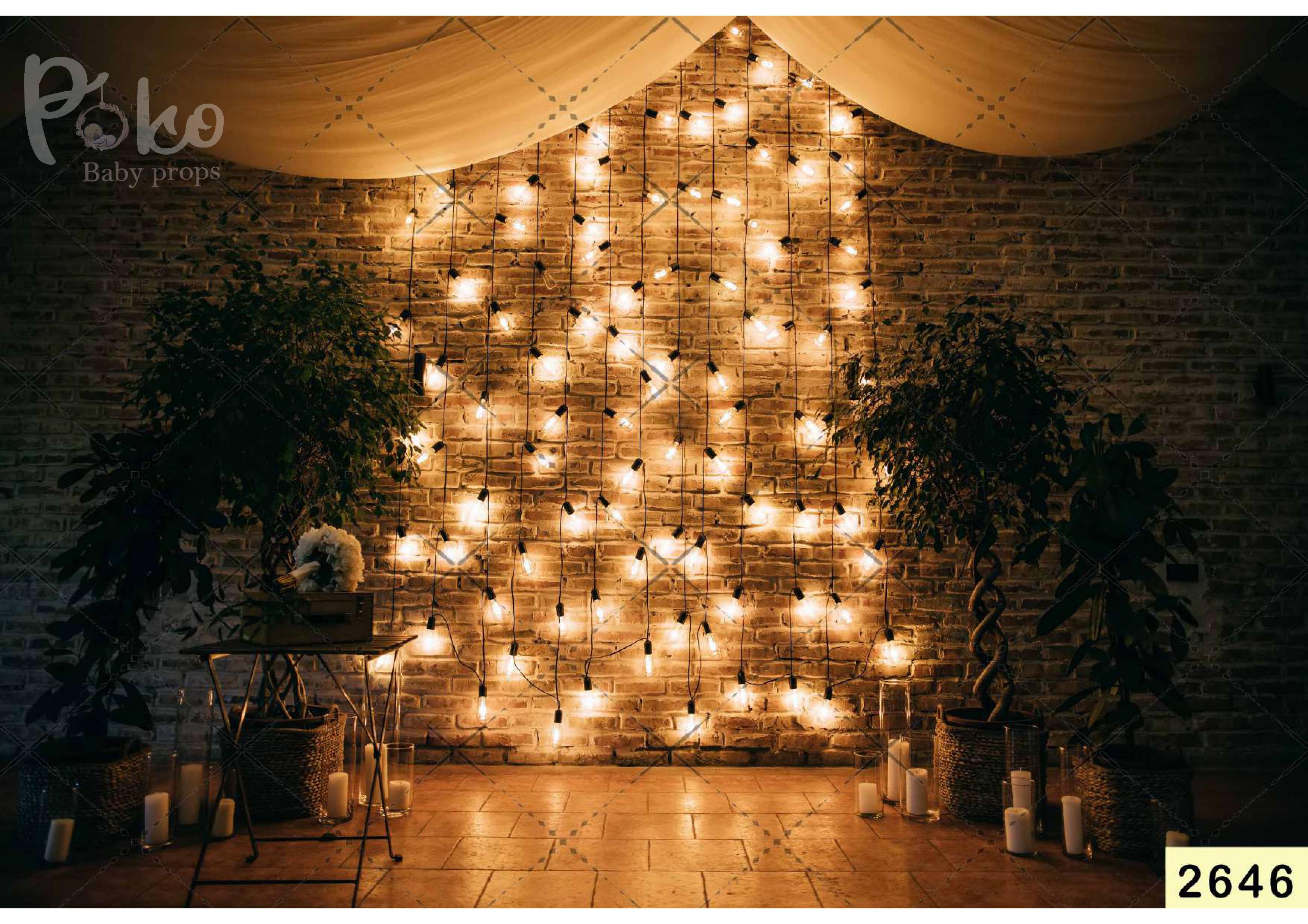 Golden Lights backdrop