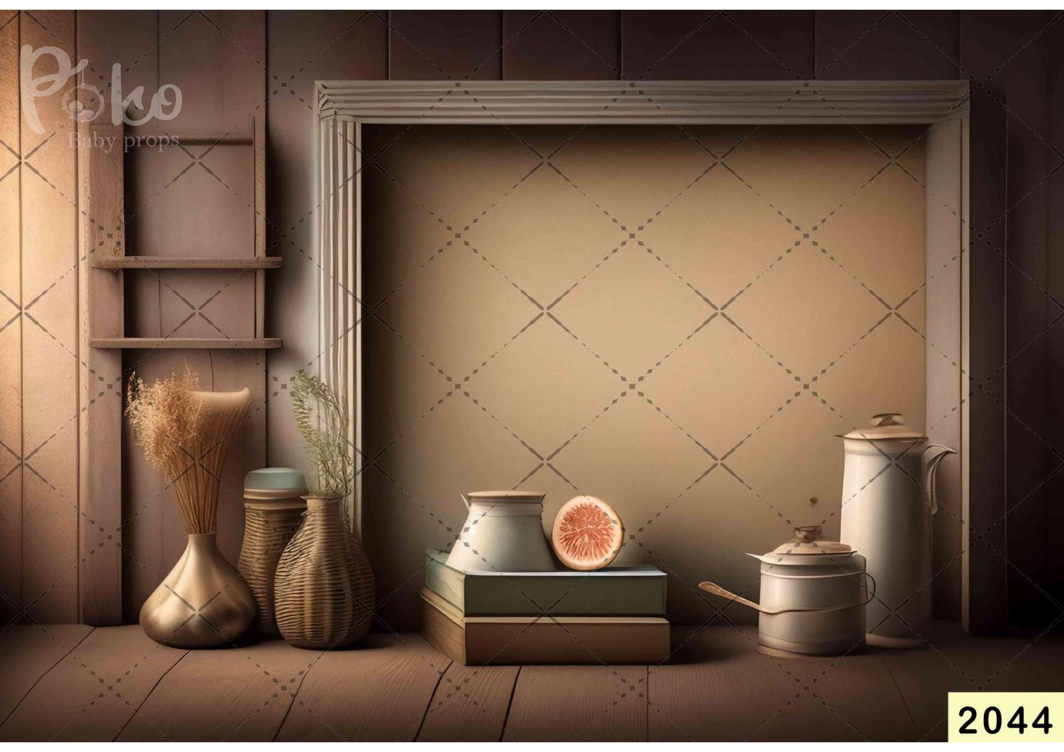 Table With Mirror Backdrop