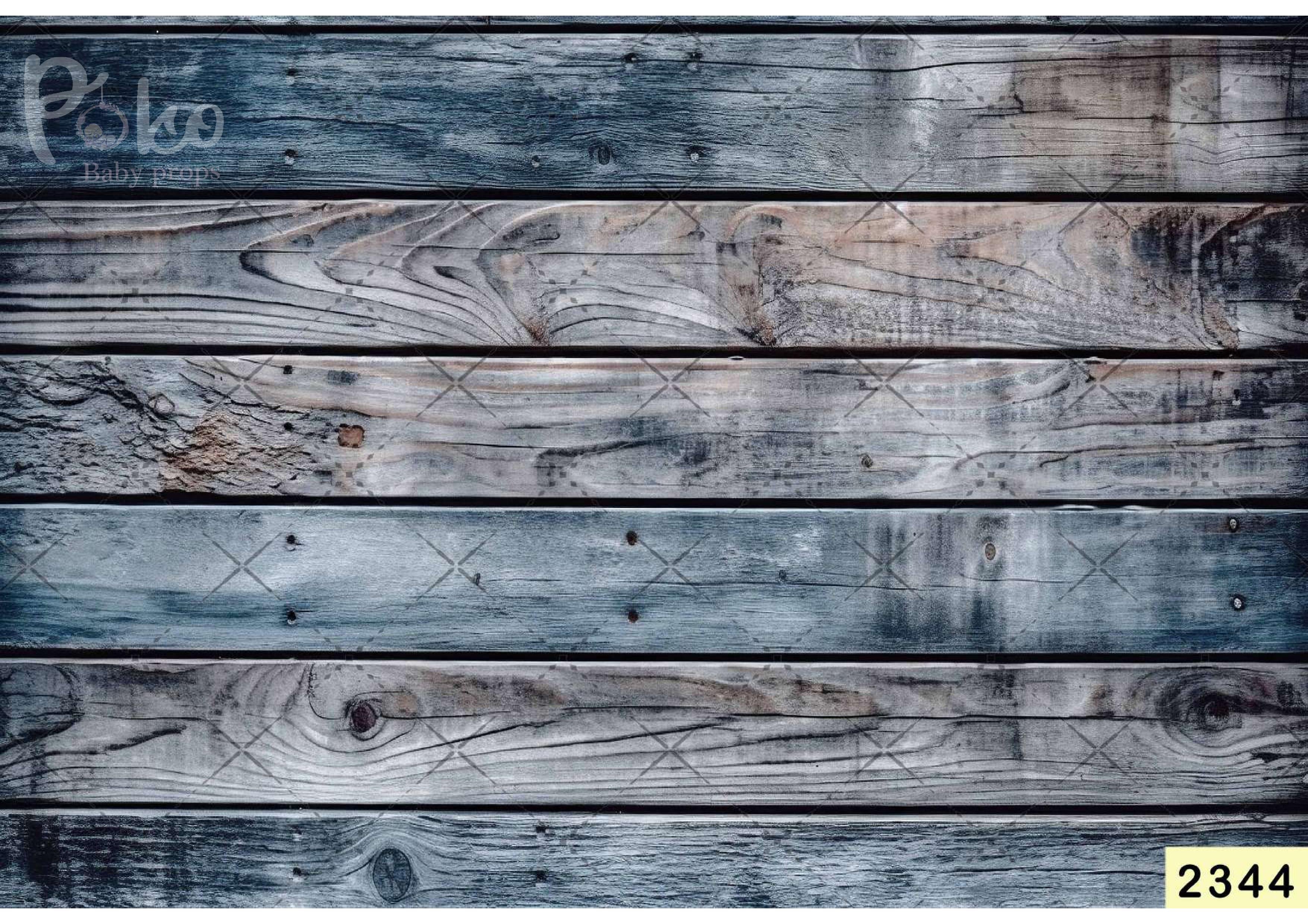 Light Blue Wooden Backdrop
