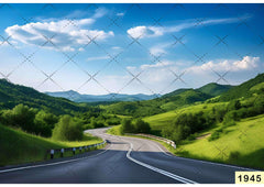 Road Clear Sky Backdrop
