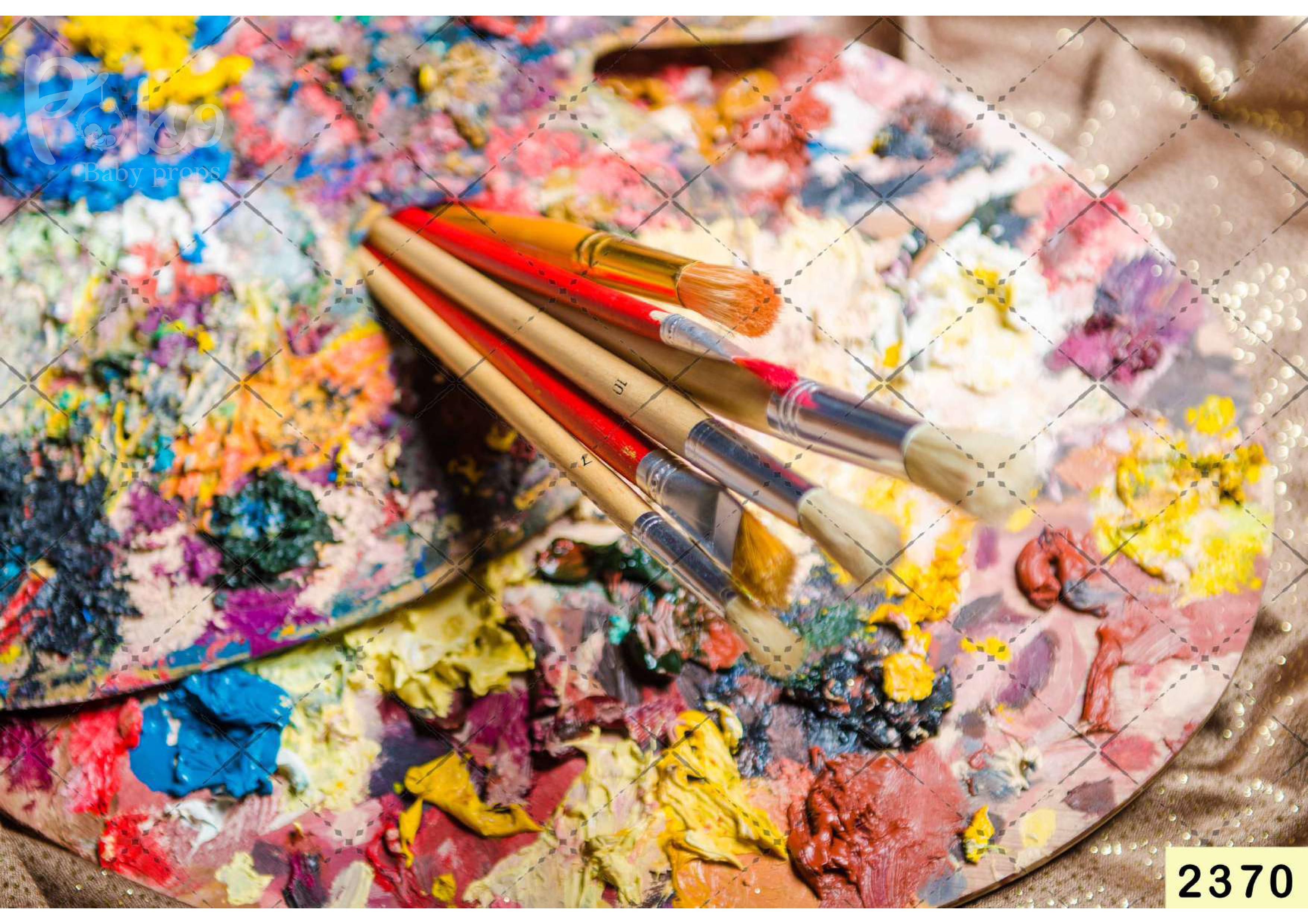 Paint Brush Backdrop