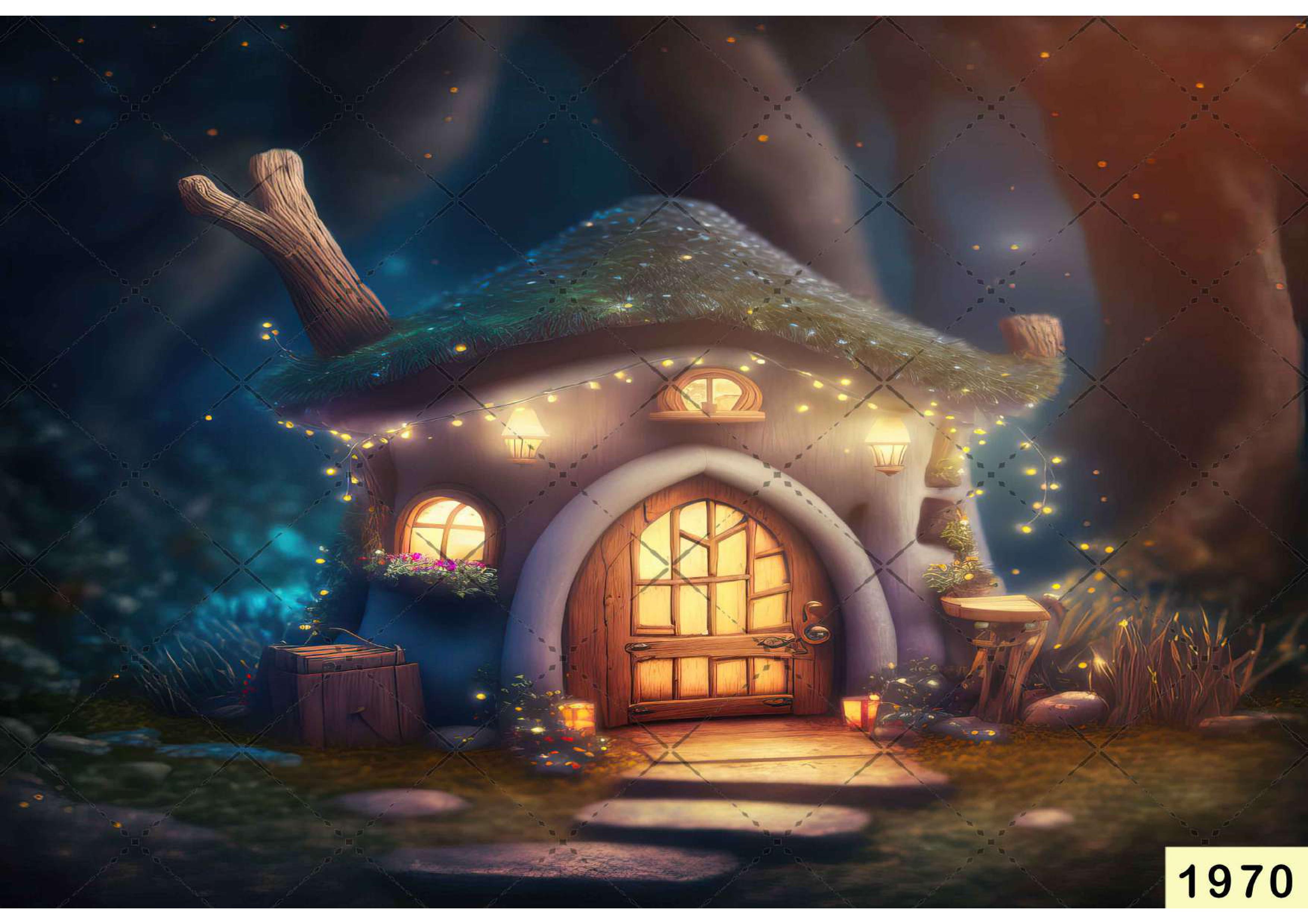 Fantasy House babyphotoshoot Backdrop