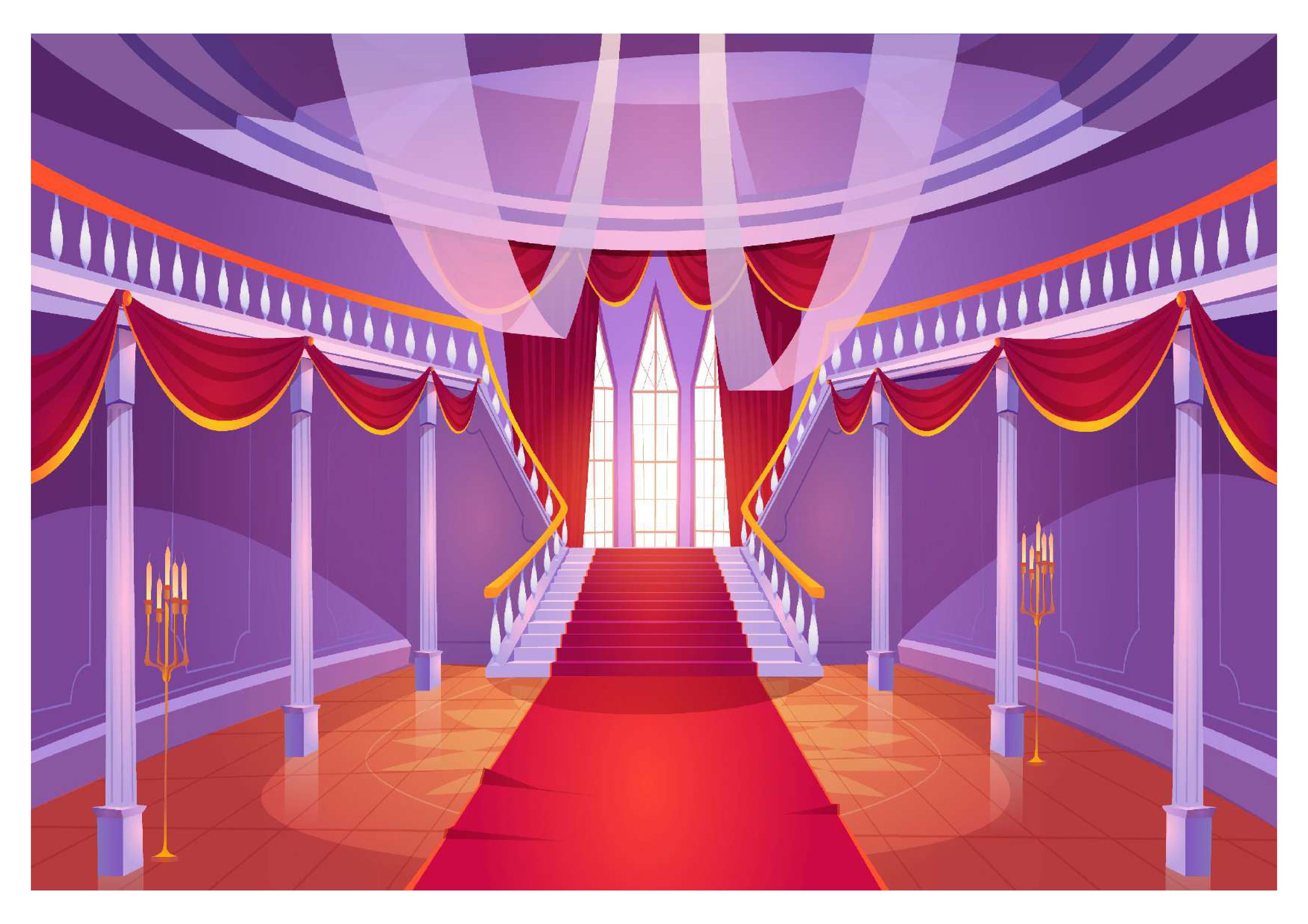 Grand Hall Palace Backdrop