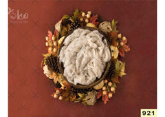 Pineapple With Pumpkin Backdrop