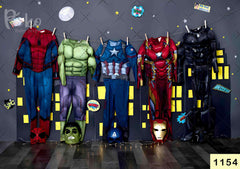 Super Heroes Backdrop