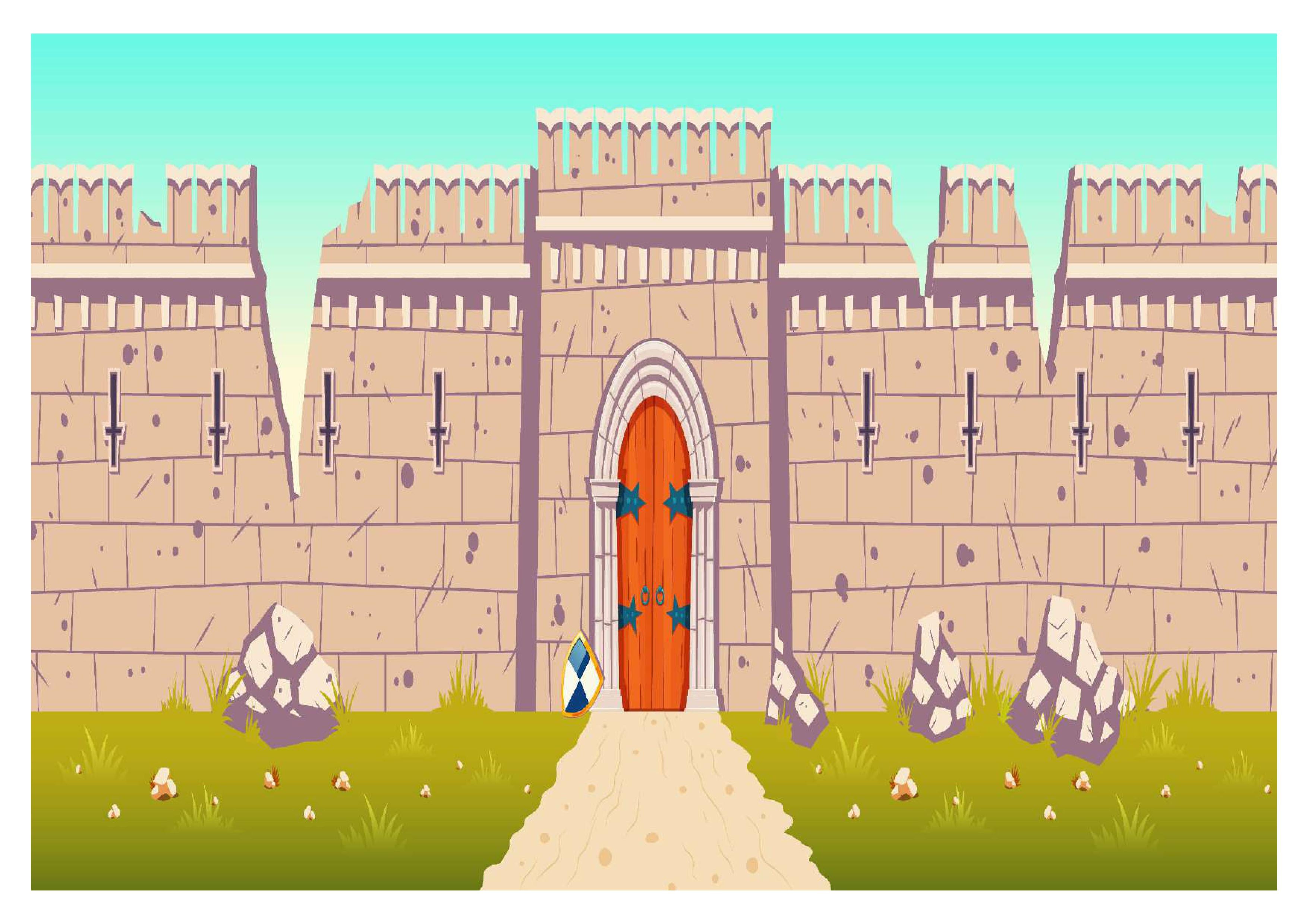 Sandal Castle Backdrop