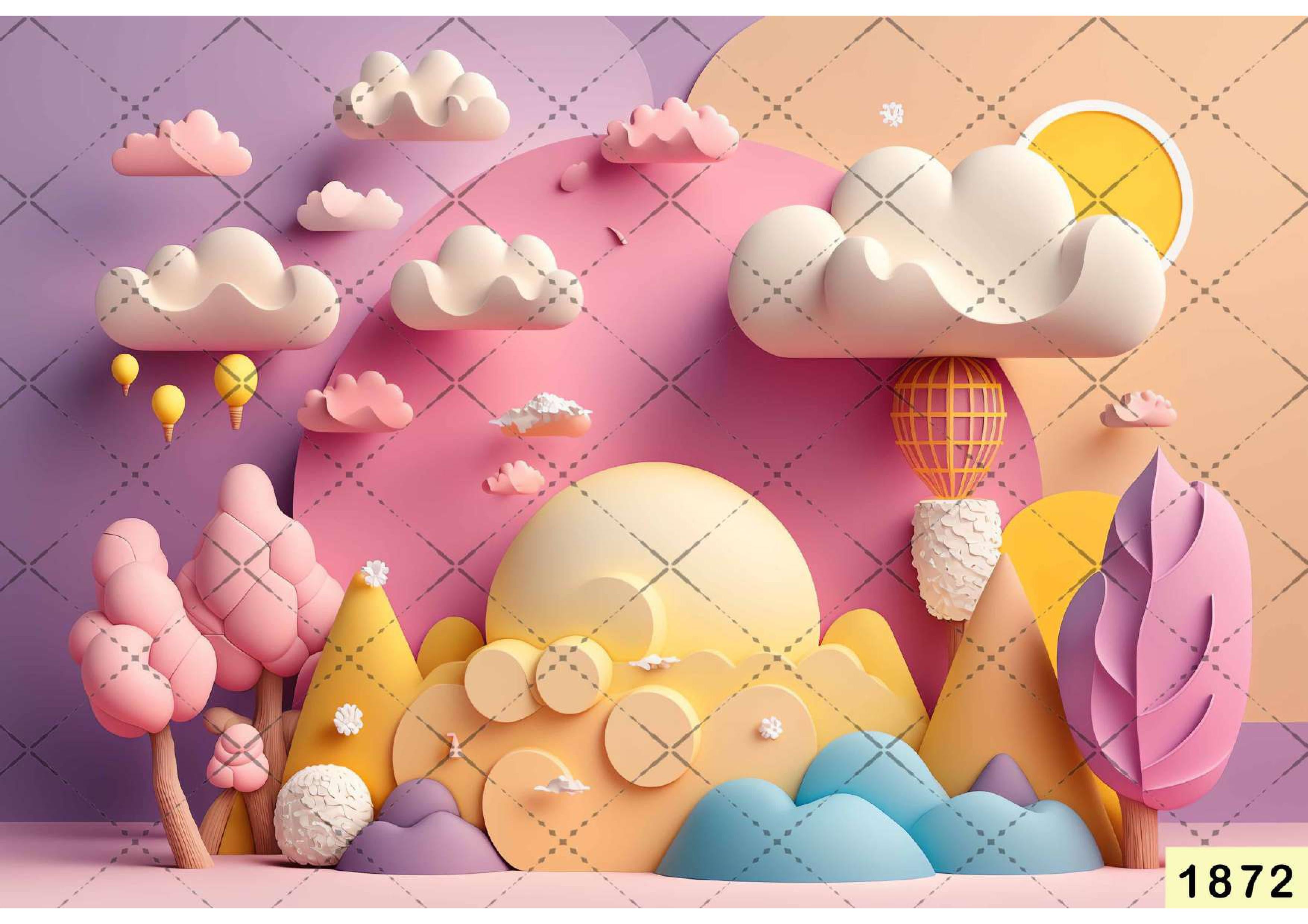 Colorful Craft babyphotoshoot Backdrop