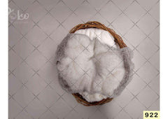 White Fur Cover Backdro