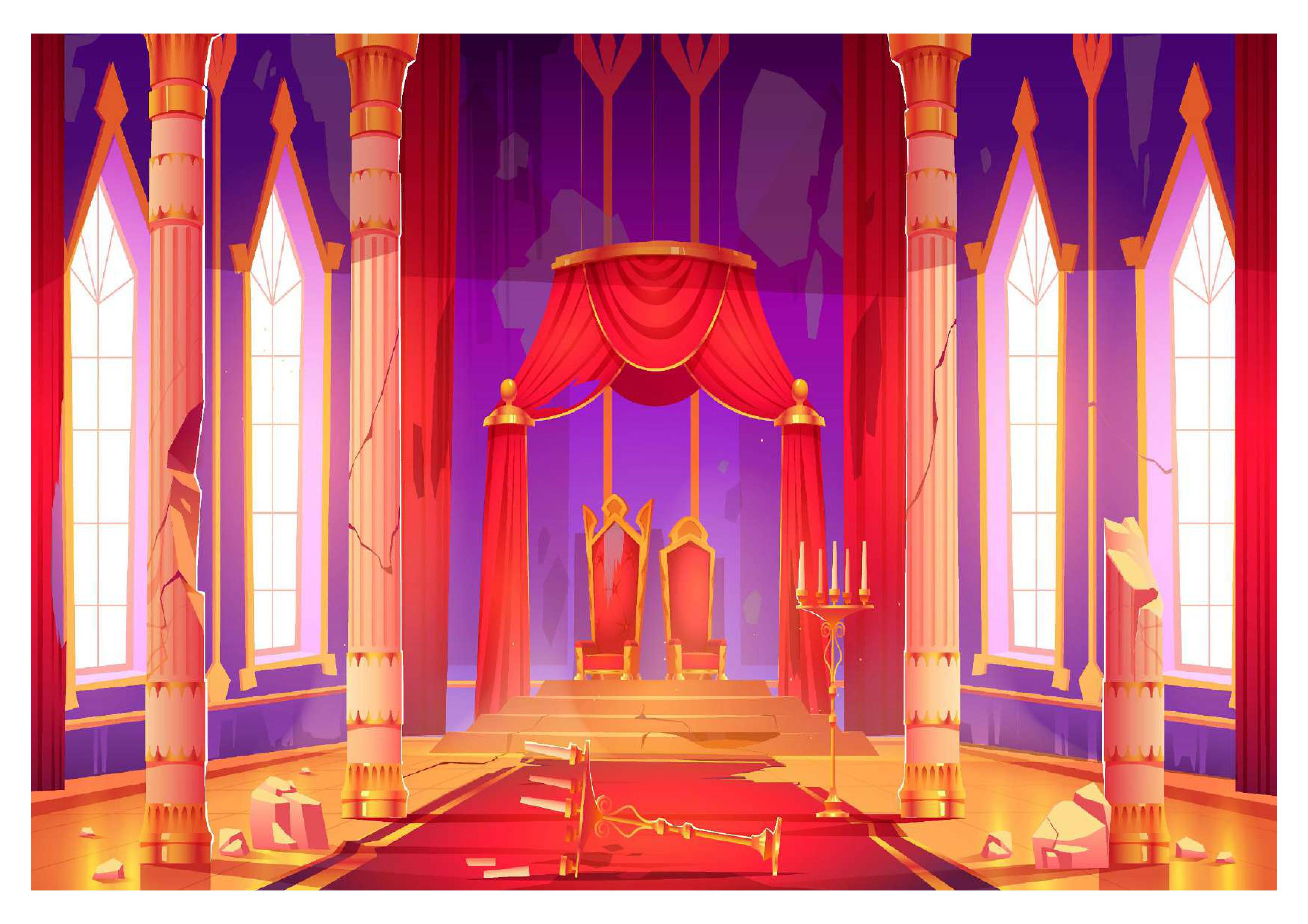 King Palace Backdrop