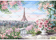 Flower Tower babyphotoshoot Backdrop