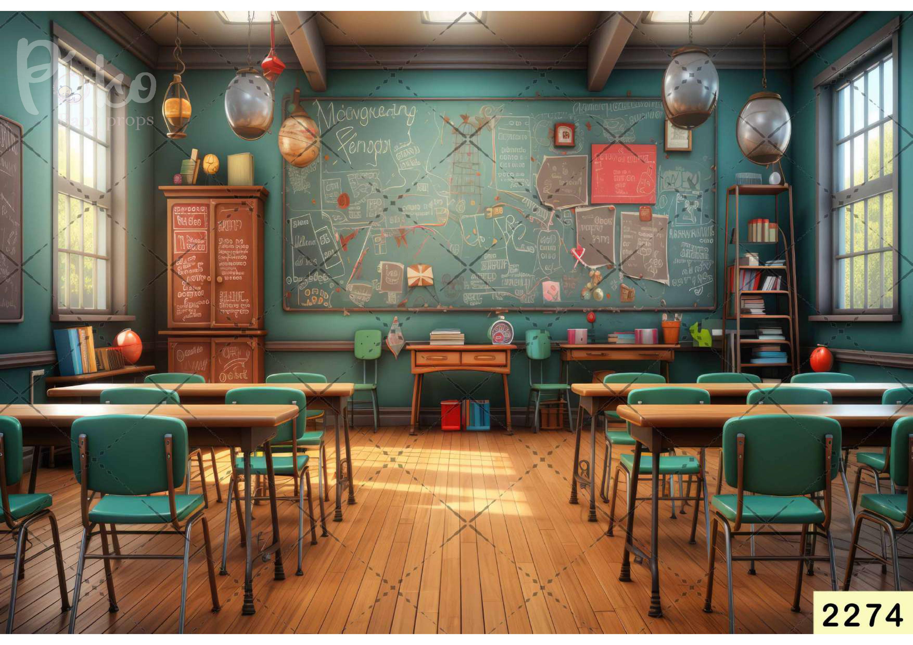 Graduation Classroom Backdrop