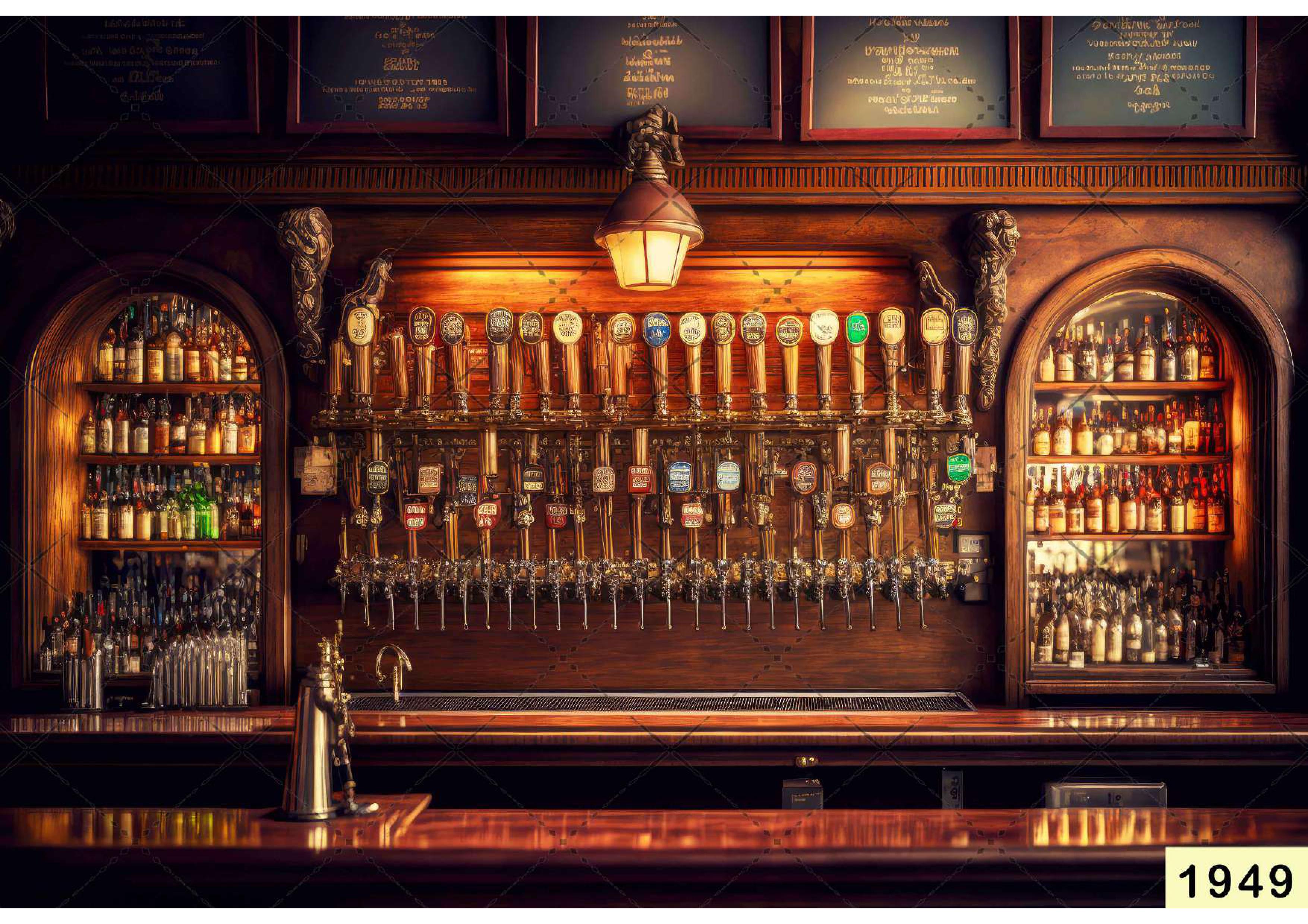 Bar Club babyphotoshoot Backdrop