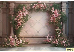 Arch Rose Garden babyphotoshoot Backdrop