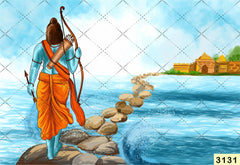 Ramar River With Backdrop