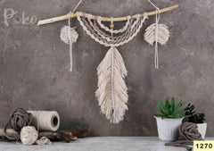 White Dreamcatcher Backdrop