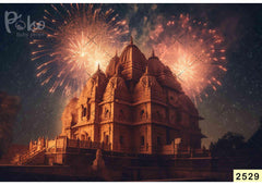 Double Side Crackers Temple babyphotoshoot Backdrop