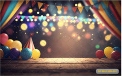 Circus Stage Boho babyphotoshoot Backdrop