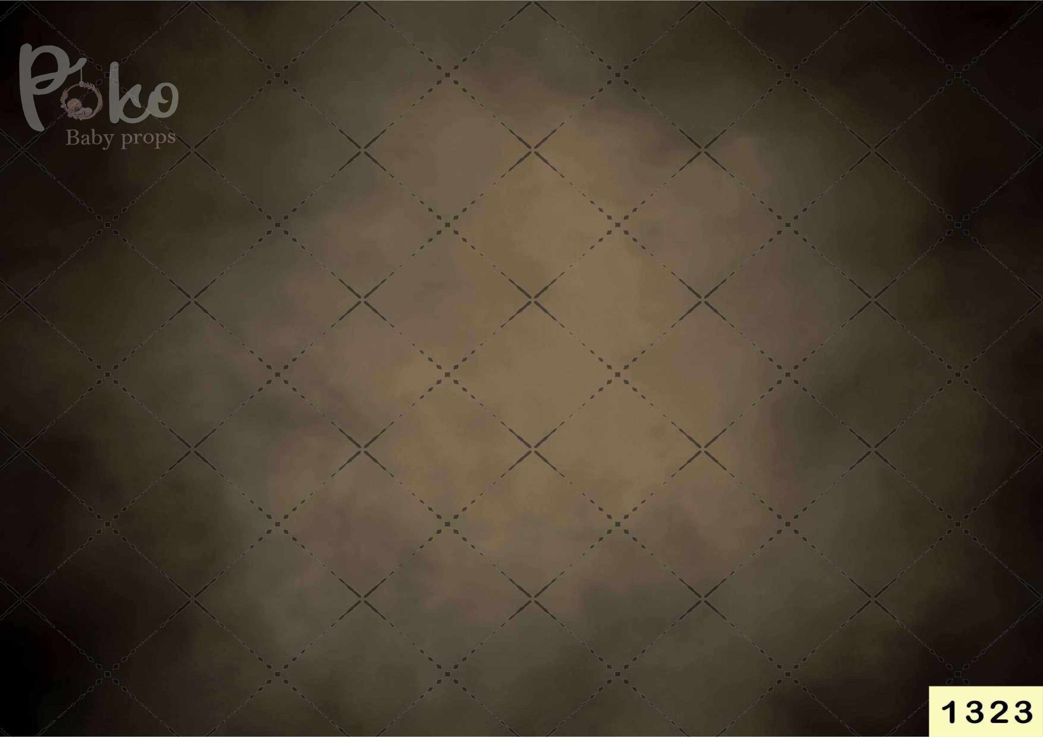 Brown With Outer Black babyphotoshoot Backdrop