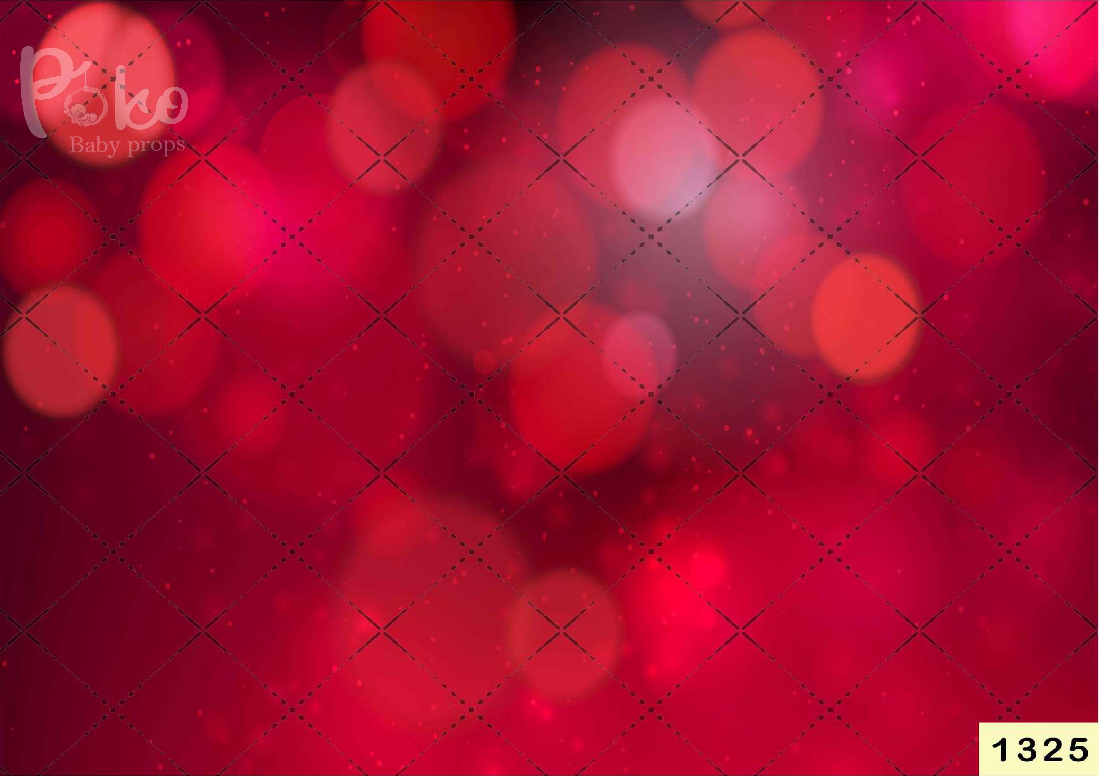 Gilder Red babyphotoshoot Backdrop