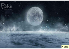 Full Moon babyphotoshoot Backdrop