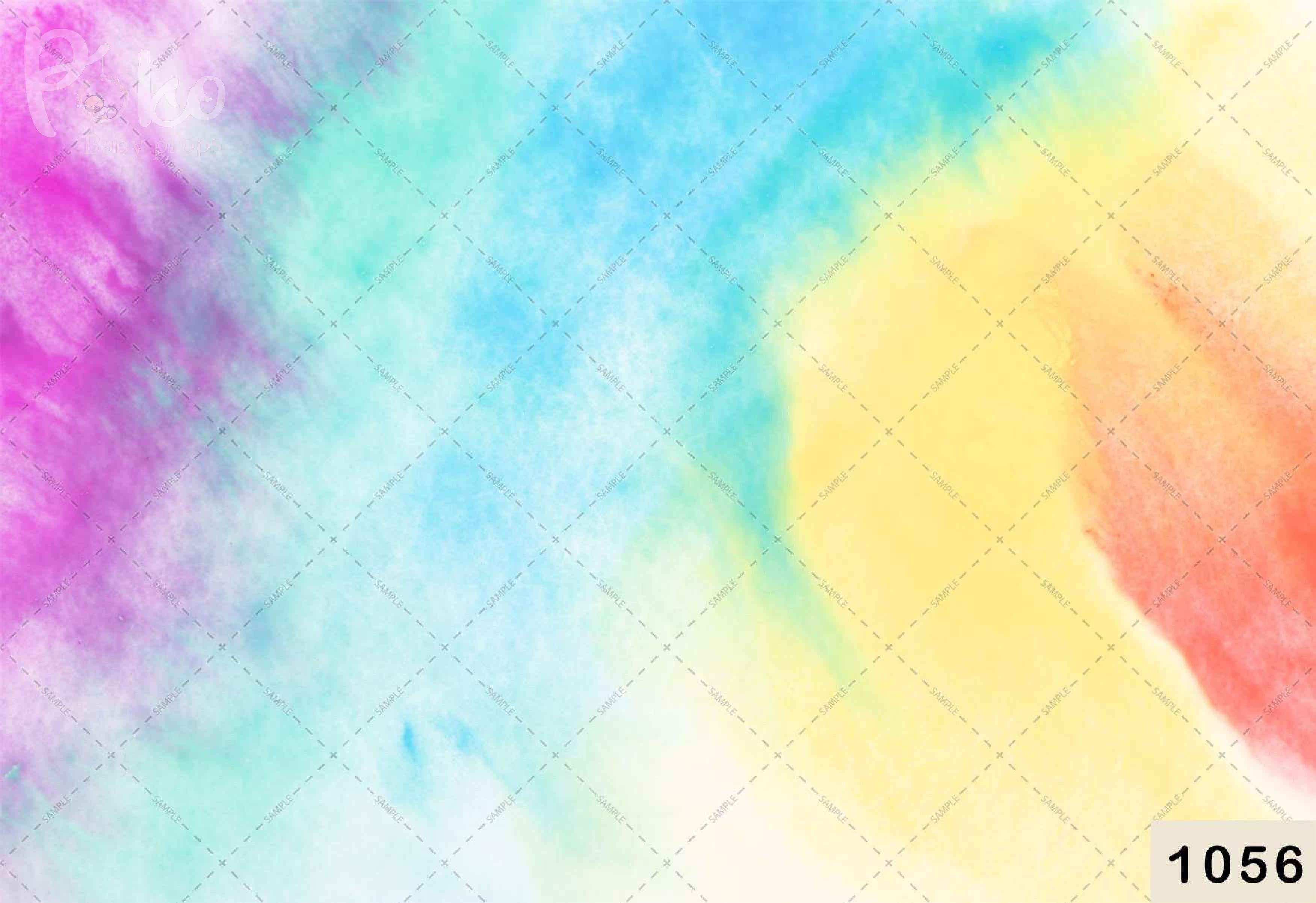 Fabric backdrop-Colorful babyphotoshoot Backdrop