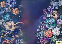 Lily Flower Painting babyphotoshoot Backdrop