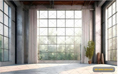 Sunrise With Room babyphotoshoot Backdrop