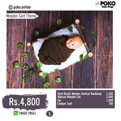brown wooden theme photoshoot