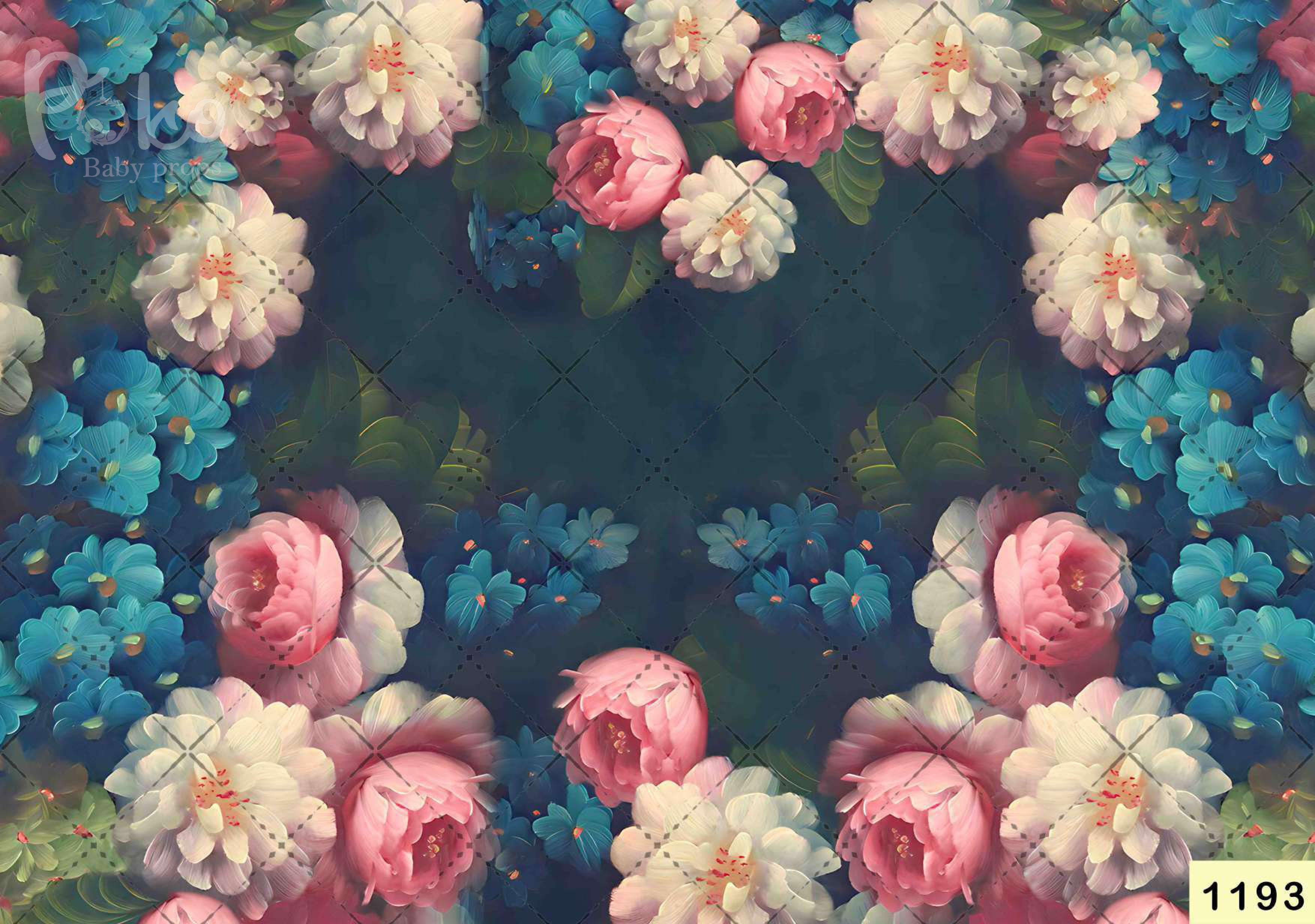 Daisy Flower babyphotoshoot Backdrop