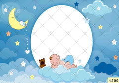 Baby With Sky babyphotoshoot Backdrop