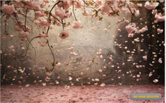 Pink Flower Shower babyphotoshoot Backdop