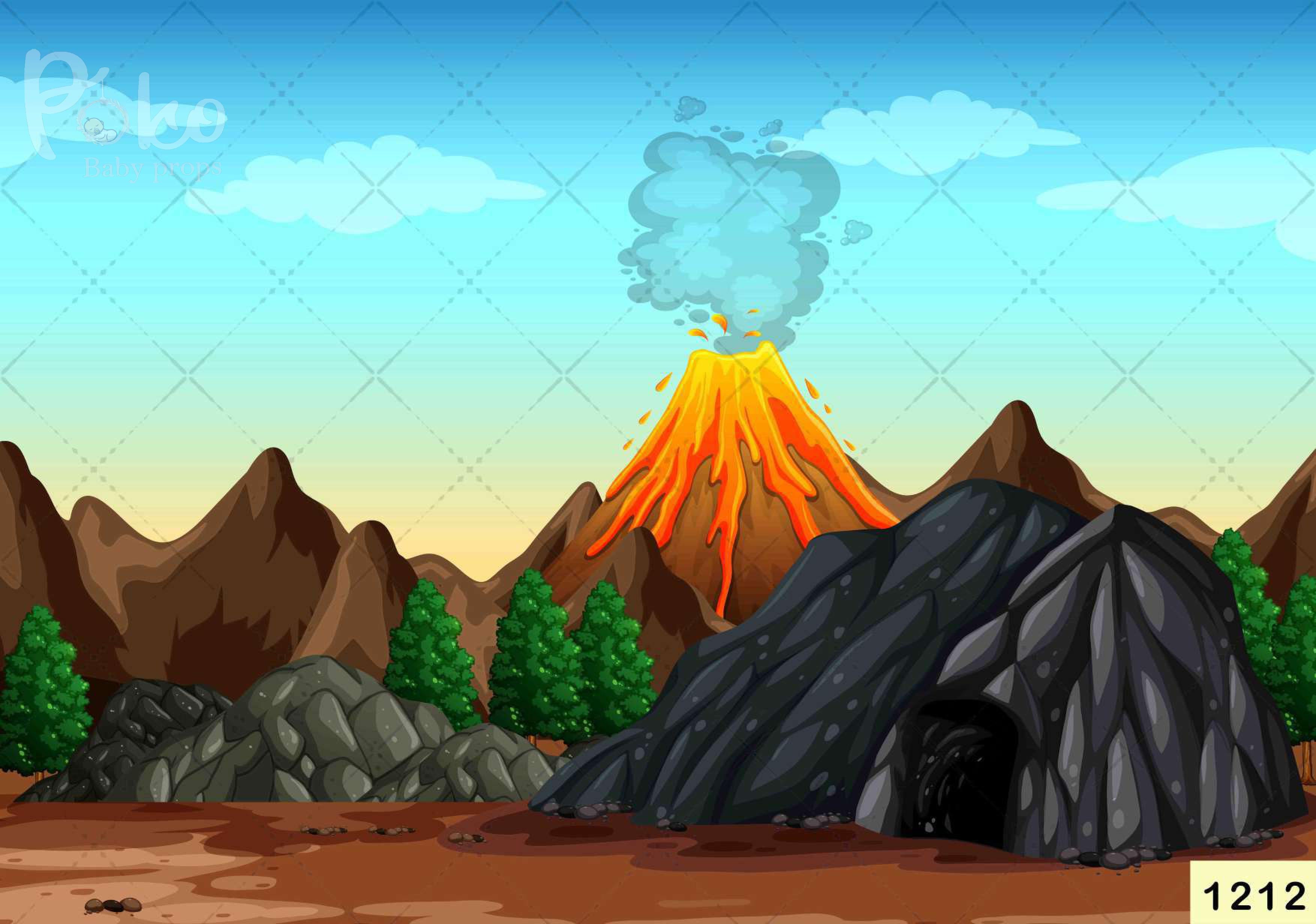 Volcona babyshoot Backdrop