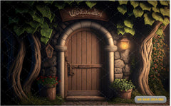 Creeper Tree House babyphotoshoot Backdrop