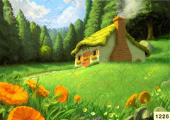 Fantasy Forest With Unique Home babyphotoshoot Backdrop