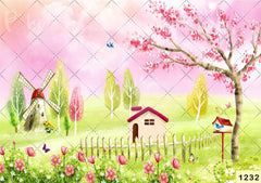Spring Scenes Backdrop