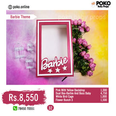 barbie floral theme