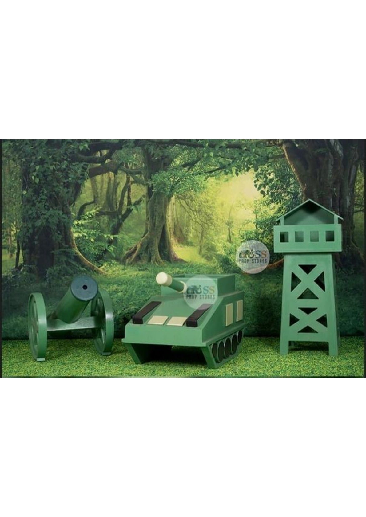 Army Set baby photoshoot Theme