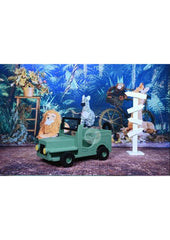 Forest Jeep toddler photoshoot