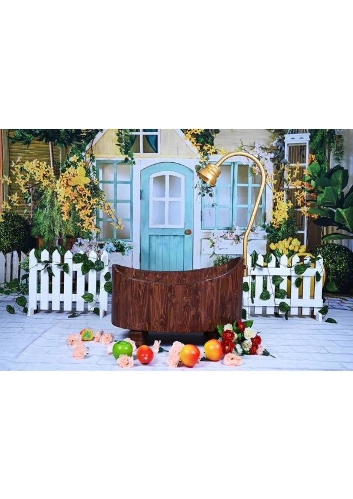 Wooden Bathtub Rustic Theme