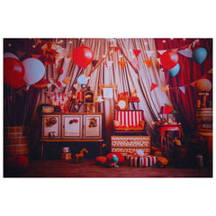 Circus Balloon Backdrop
