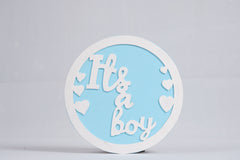 Maternity props set - its a boy its a girl props