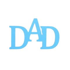 baby and infant photoshoot props dad letter