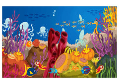 Cartoon Mermaid Backdrop