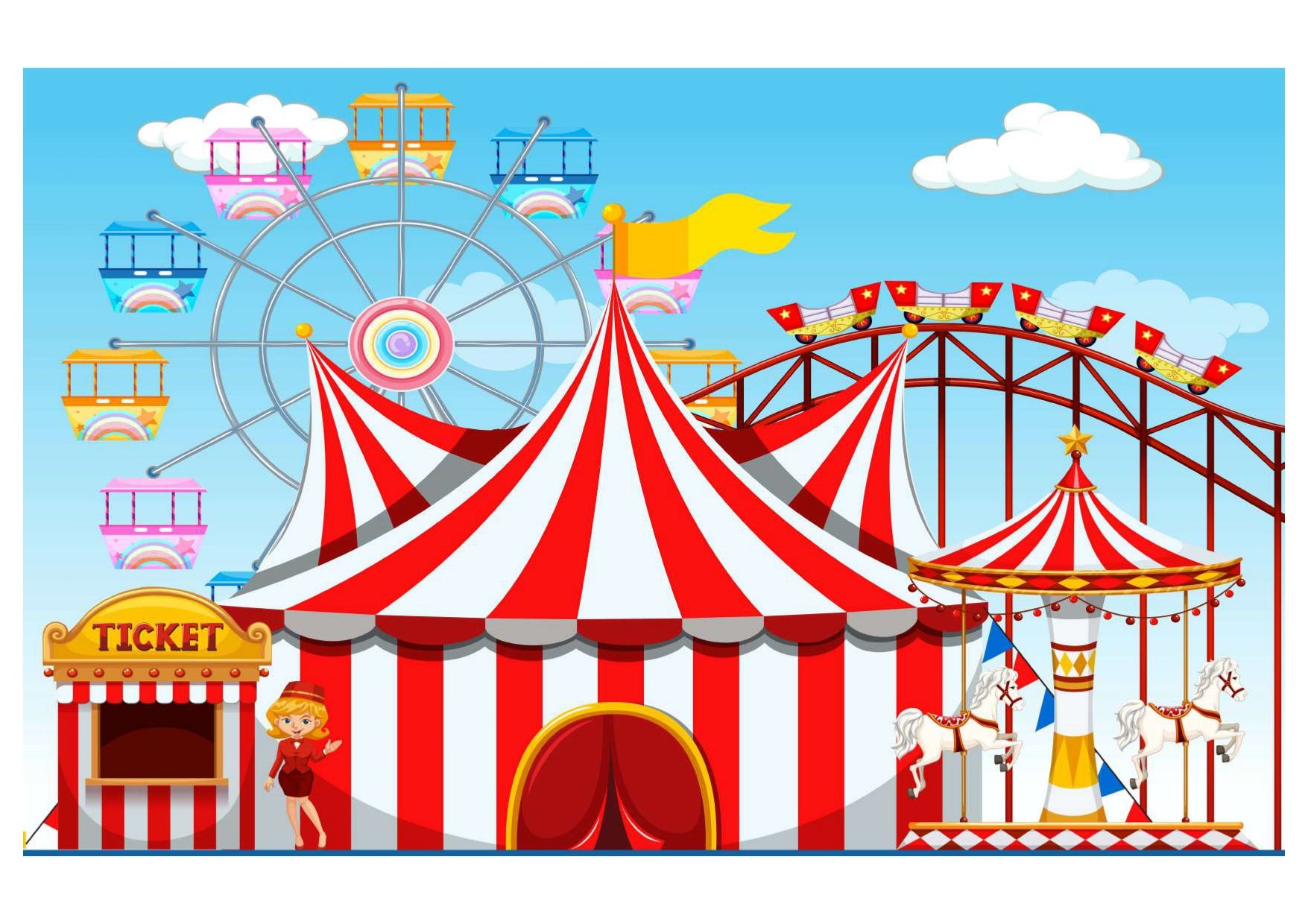 Circus Backdrop