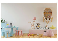 Kids Bunny Room Backdrop