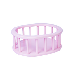 baby and newborn photoshoot oval crib