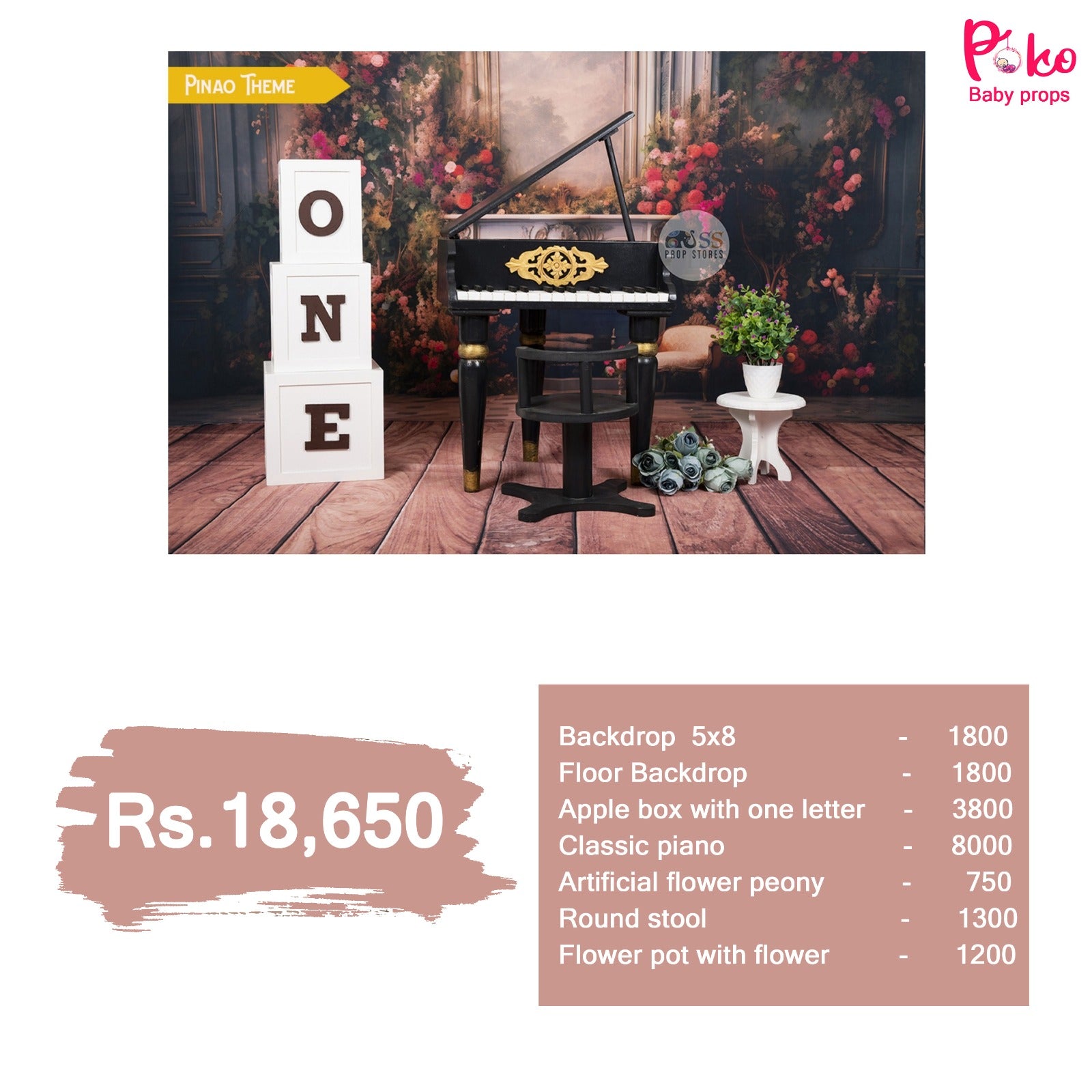 Piano Ready To Shoot Baby Shoot Theme